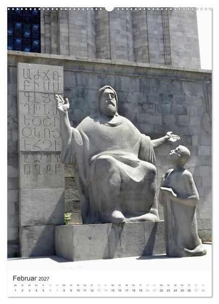 Produktbild: Armenien KULT.P - Kultur - Kl&ouml;ster - Landschaften - Seidenstra&szlig;e (hochwertiger Premium Wandkalender 2027 DIN A2 hoch), Kunstdruck in Hochglanz