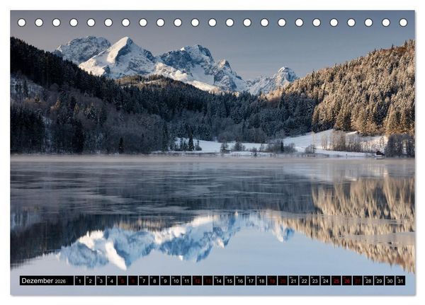 Produktbild: Seen im Werdenfelser Land (Tischkalender 2026 DIN A5 quer), CALVENDO Monatskalender