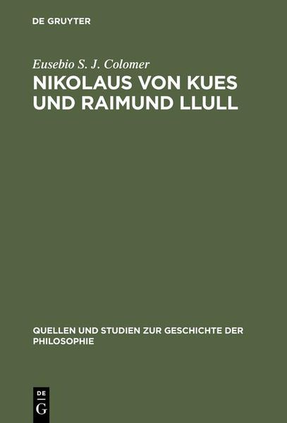 Produktbild: Nikolaus von Kues und Raimund Llull
