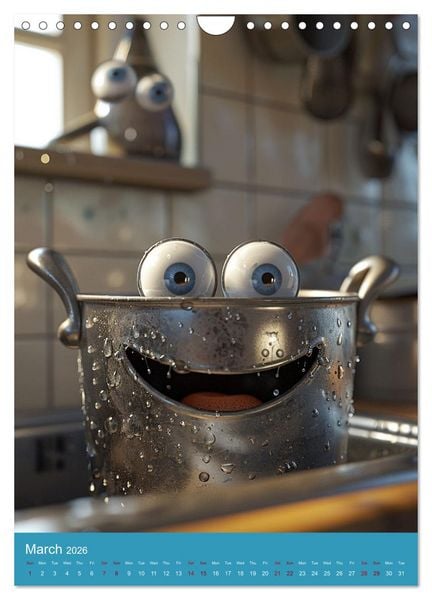 Produktbild: A Lot of Fun at home (Wall Calendar 2026 DIN A4 portrait), CALVENDO 12 Month Wall Calendar