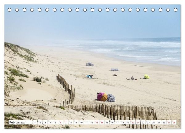 Produktbild: Momente einer Reise - Franz&ouml;sische Atlantikk&uuml;ste (Tischkalender 2027 DIN A5 quer), CALVENDO Monatskalender