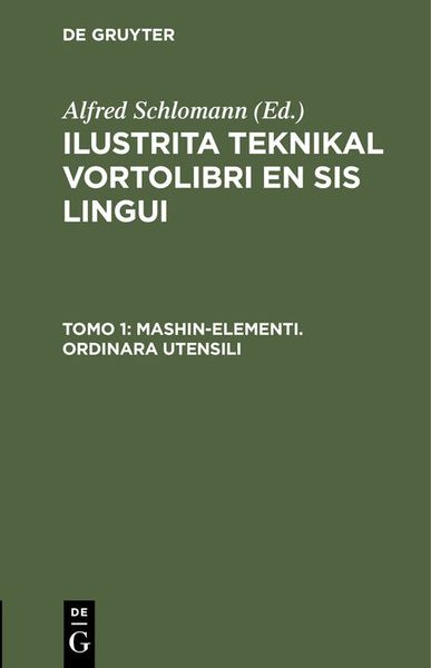 Produktbild: Mashin-elementi. Ordinara Utensili