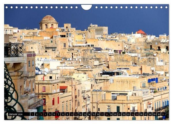 Produktbild: Malta - Juwel im Mittelmeer (Wandkalender 2026 DIN A4 quer), CALVENDO Monatskalender