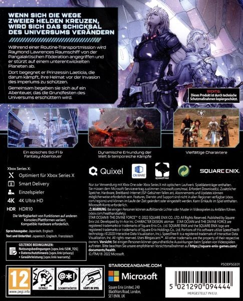 Produktbild: Star Ocean - The Divine Force