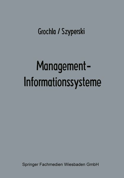 Produktbild: Management-Informationssysteme