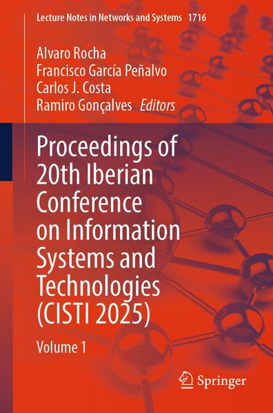 Produktbild: Proceedings of 20th Iberian Conference on Information Systems and Technologies (CISTI 2025)
