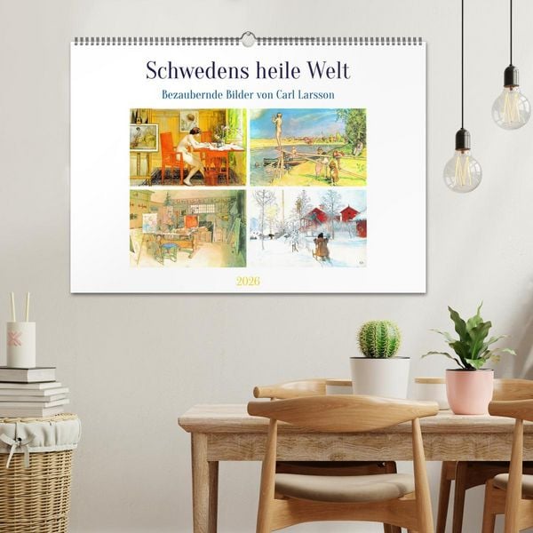 Produktbild: Schwedens heile Welt (Wandkalender 2026 DIN A2 quer), CALVENDO Monatskalender