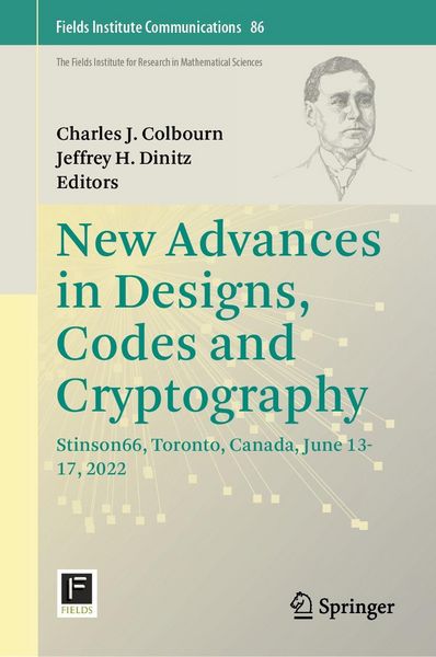 Produktbild: New Advances in Designs, Codes and Cryptography
