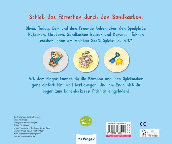 Produktbild: Meine Schiebebahn-Pappe: Komm mit auf den Spielplatz