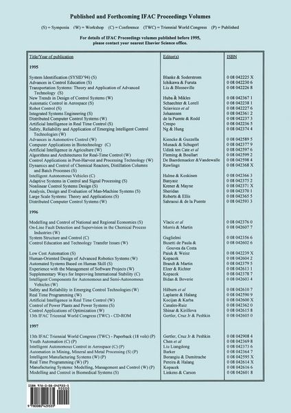 Produktbild: Distributed Computer Control Systems 1997