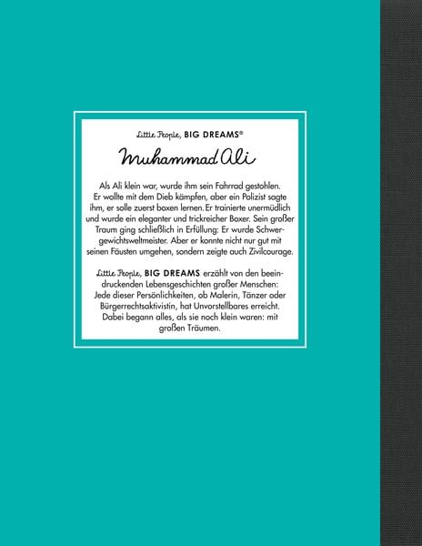 Produktbild: Muhammad Ali &ndash; Little People, BIG DREAMS (Deutsche Ausgabe)