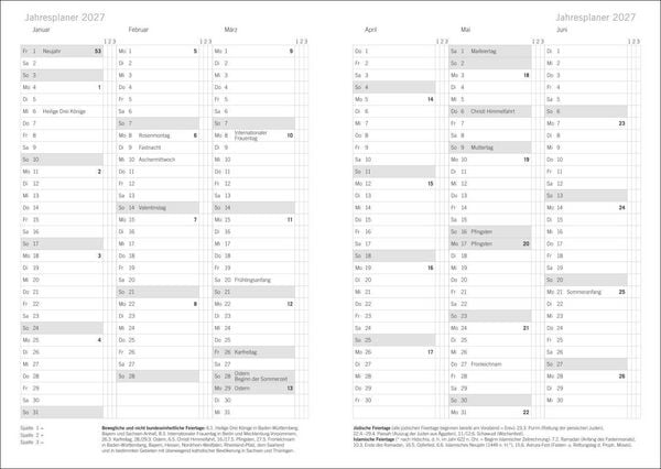 Produktbild: Loriot Agenda A5 2027