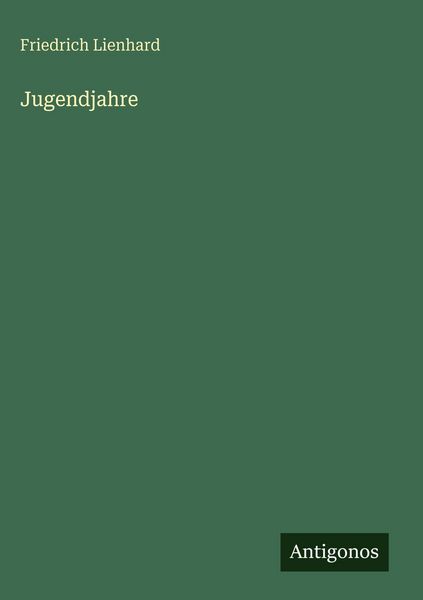 Produktbild: Jugendjahre