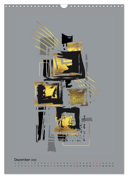 Produktbild: GRAFISCHE KUNST (Wandkalender 2026 DIN A3 hoch), CALVENDO Monatskalender
