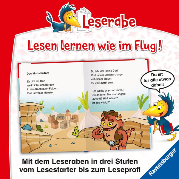 Leserabe 1. Lesestufe - Der Monster-Sheriff