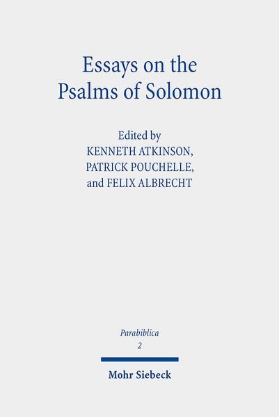 Produktbild: Essays on the Psalms of Solomon