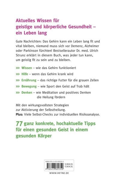 Produktbild: 77 Tipps f&uuml;r ein gesundes Gehirn