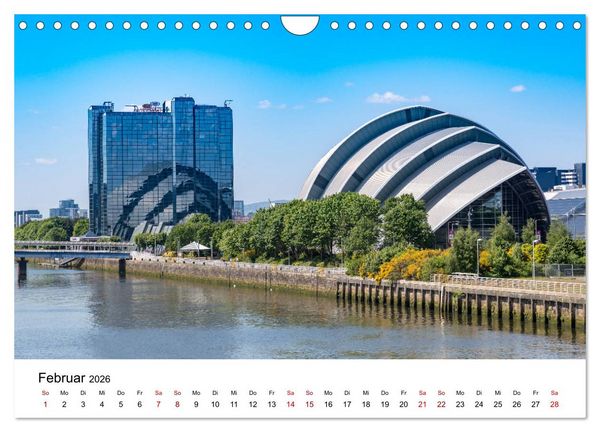 Produktbild: Faszination Glasgow (Wandkalender 2026 DIN A4 quer), CALVENDO Monatskalender