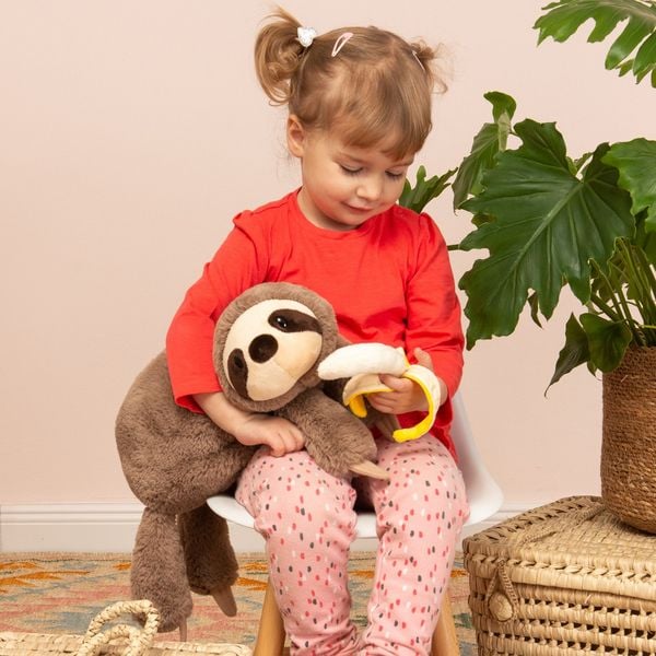 Produktbild: Teddy Hermann 93942 - Schlenker Faultier Helge 48 cm, Kuscheltier, Pl&uuml;sch