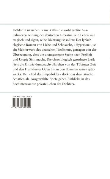 Produktbild: Hyperion und andere Werke