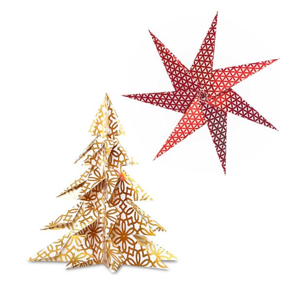 Produktbild: URSUS 30 Faltbl&auml;tter "X-MAS", 15 x 15 cm