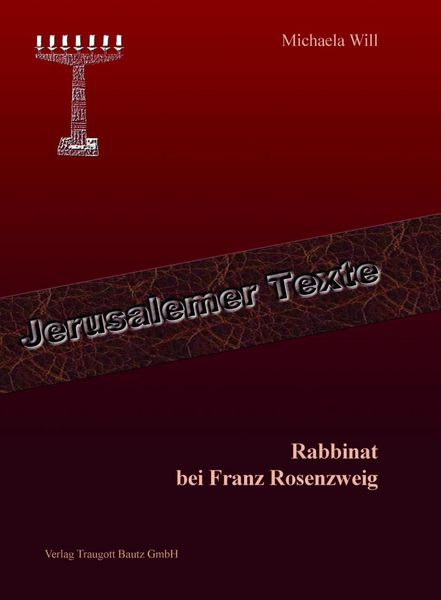 Produktbild: Rabbinat bei Franz Rosenzweig