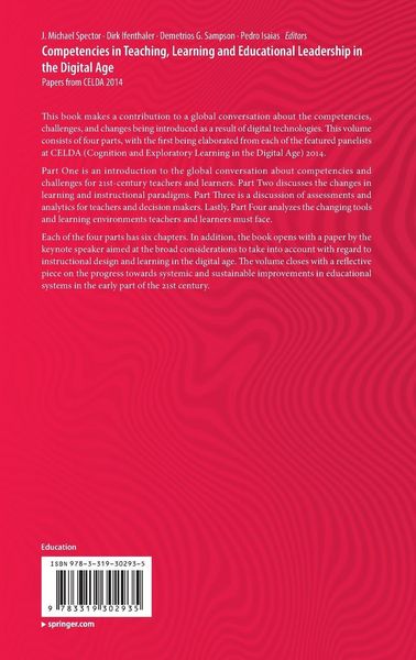 Produktbild: Competencies in Teaching, Learning and Educational Leadership in the Digital Age