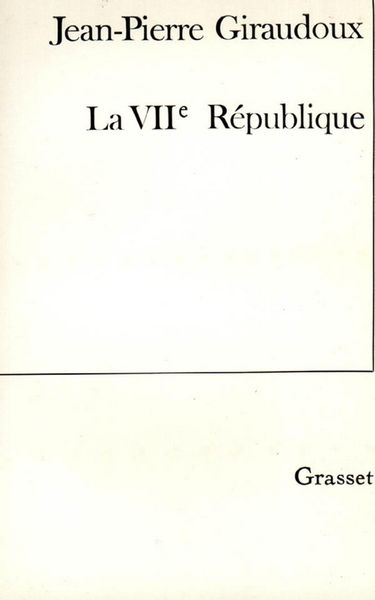 Produktbild: La VIIe r&eacute;publique