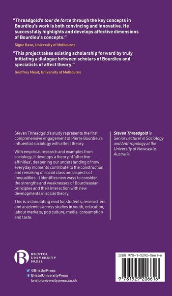 Produktbild: Bourdieu and Affect