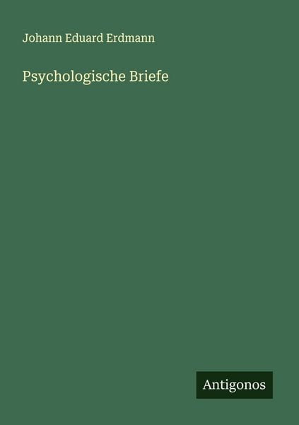 Produktbild: Psychologische Briefe