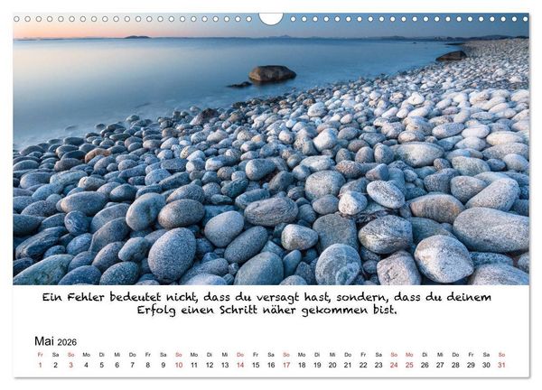 Produktbild: Meditation Wasser (Wandkalender 2026 DIN A3 quer), CALVENDO Monatskalender