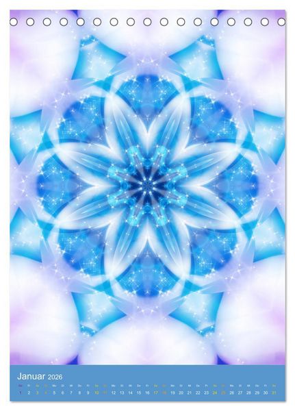 Produktbild: Lichtvolle Mandalas (Tischkalender 2026 DIN A5 hoch), CALVENDO Monatskalender