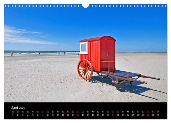 Produktbild: Ostfriesische Inseln (Wandkalender 2026 DIN A3 quer), CALVENDO Monatskalender