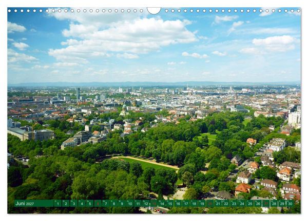 Produktbild: Gr&uuml;nes Mannheim (Wandkalender 2027 DIN A3 quer), CALVENDO Monatskalender
