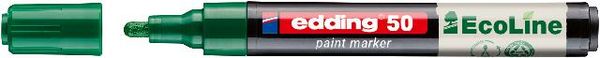 Produktbild: Edding 50 EcoLine 4-50-004 Lackmarker Gr&uuml;n 2 mm, 3mm