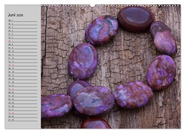 Produktbild: Minerale. Kristalle und Edelsteine (Wandkalender 2026 DIN A2 quer), CALVENDO Monatskalender