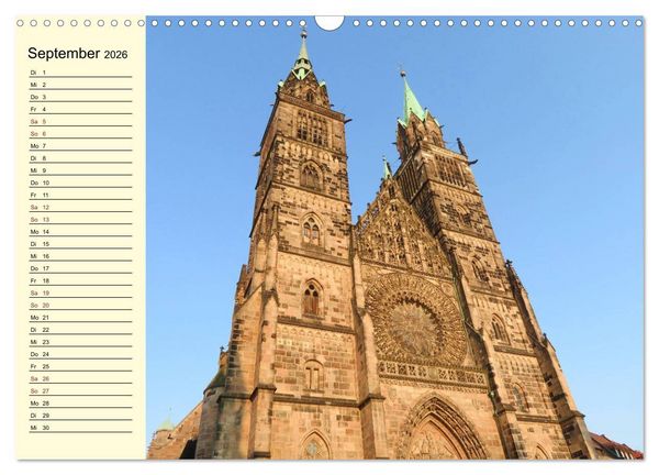 Produktbild: N&uuml;rnbergs Altstadt erleben (Wandkalender 2026 DIN A3 quer), CALVENDO Monatskalender