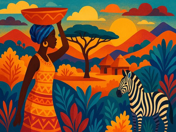 Produktbild: CALVENDO Puzzle Wo Zebras staunen und Berge singen | 1000 Teile Lege-Gr&ouml;&szlig;e 64x48cm Foto-Puzzle f&uuml;r gl&uuml;ckliche Stunden