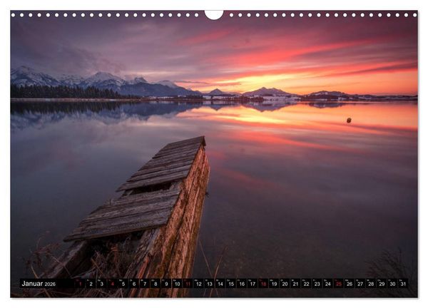 Produktbild: Bayerische Landschaften (Wandkalender 2026 DIN A3 quer), CALVENDO Monatskalender