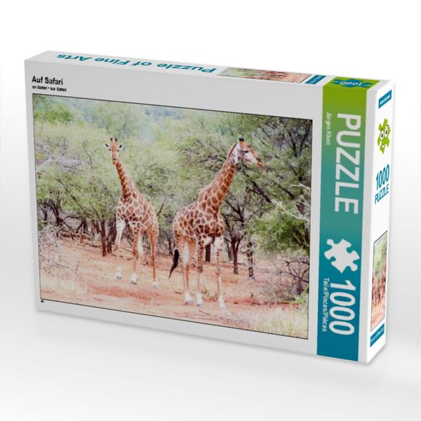 Produktbild: CALVENDO Puzzle Auf Safari 1000 Teile Puzzle quer | 1000 Teile Lege-Gr&ouml;&szlig;e 64 &times; 48 cm Foto-Puzzle f&uuml;r gl&uuml;ckliche Stunden
