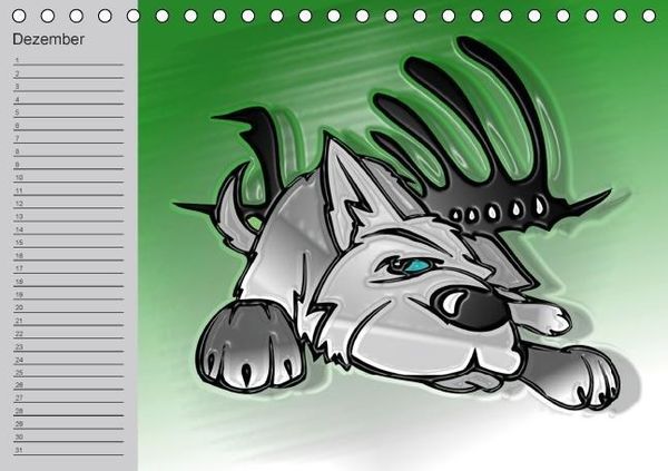 Produktbild: Hunde-Geburtstagskalender / Witziger Cartoon-Kalender (Tischkalender immerw&auml;hrend DIN A5 quer)