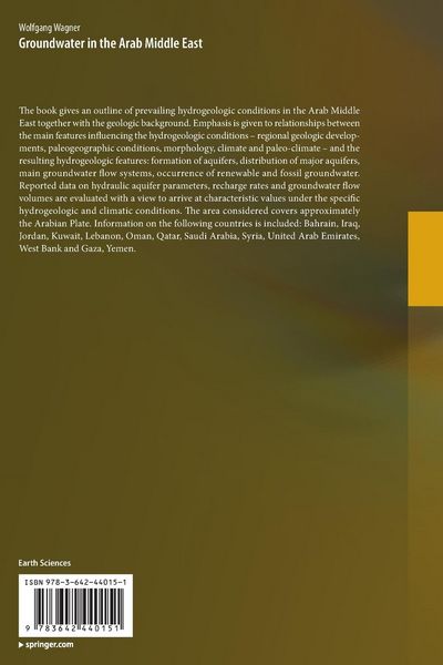 Produktbild: Groundwater in the Arab Middle East
