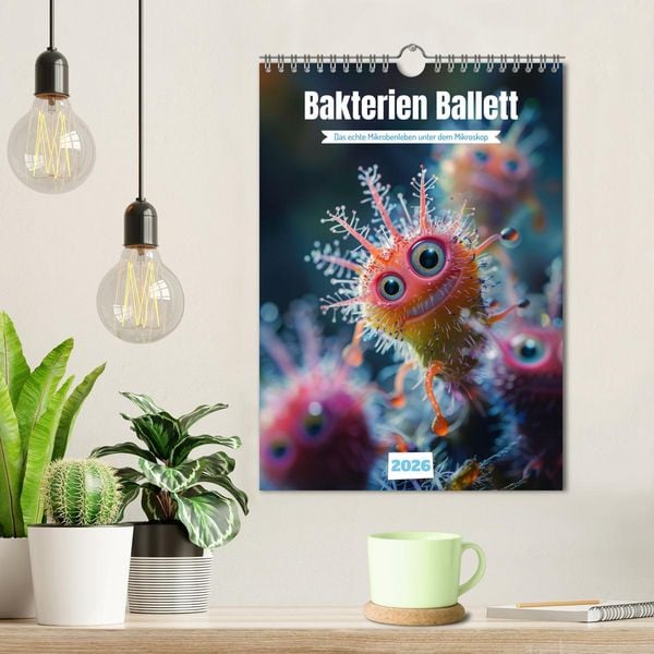 Produktbild: Bakterien Ballett (Wandkalender 2026 DIN A4 hoch), CALVENDO Monatskalender