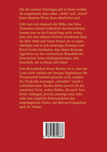 Produktbild: Das Ur-Evangelium, Eine textkritische Ann&auml;herung