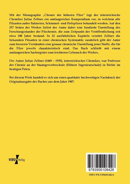 Produktbild: Chemie der h&ouml;heren Pilze