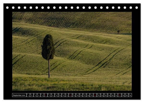 Produktbild: Toskana - Die Magie des Val d'Orcia (Tischkalender 2026 DIN A5 quer), CALVENDO Monatskalender