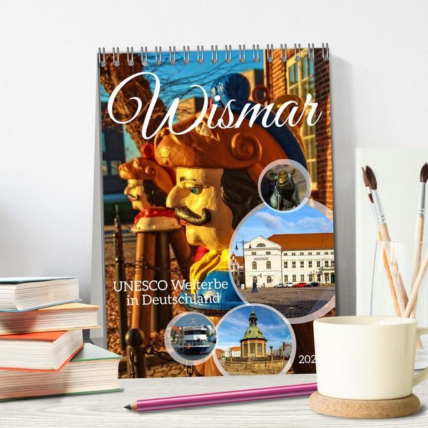 Produktbild: Wismar - UNESCO Welterbe in Deutschland (Tischkalender 2026 DIN A5 hoch), CALVENDO Monatskalender