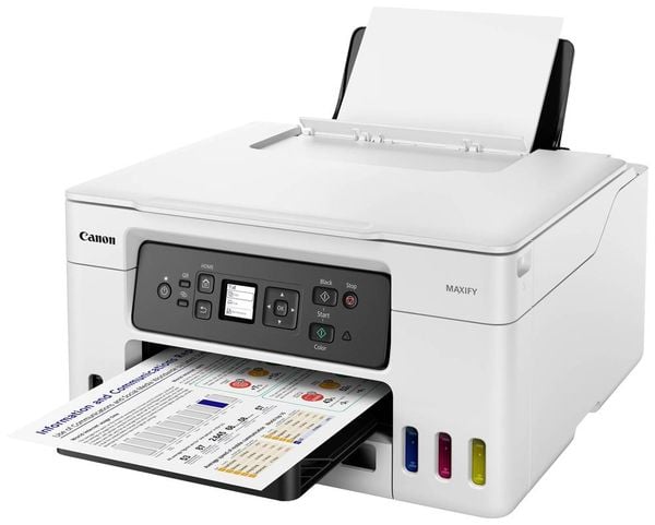 Produktbild: Canon MAXIFY GX3050 Multifunktionsdrucker Tintenstrahl Farbe A4 Drucker, Scanner, Kopierer Duplex, Tintentank-System, WLAN