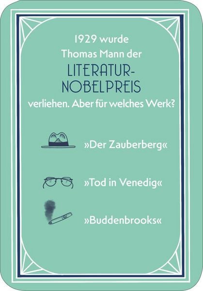 Produktbild: Das gro&szlig;e Thomas-Mann-Quiz