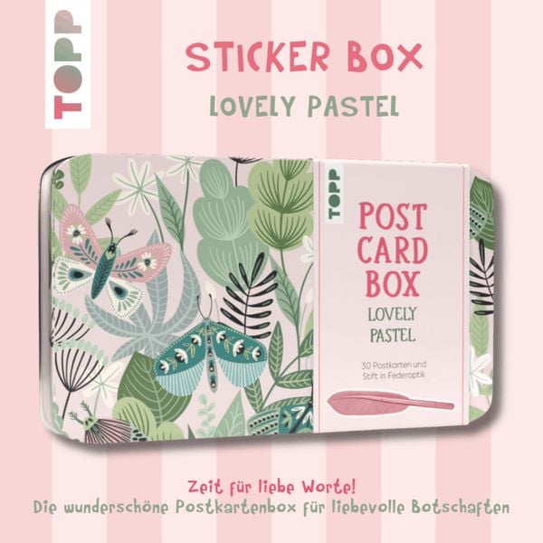Produktbild: Postcard Box - Lovely Pastel